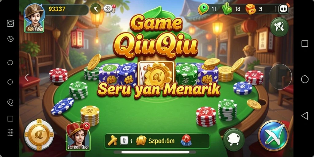 Tampilan gameplay seru dalam game QiuQiu 93337.