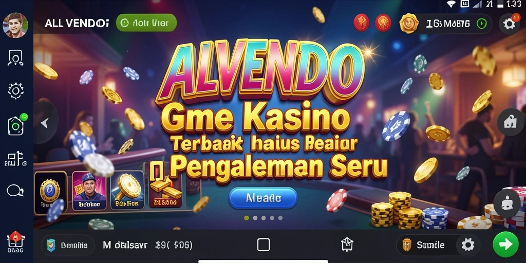 Screenshot gameplay Kasino yang menarik dari ALVENDO.