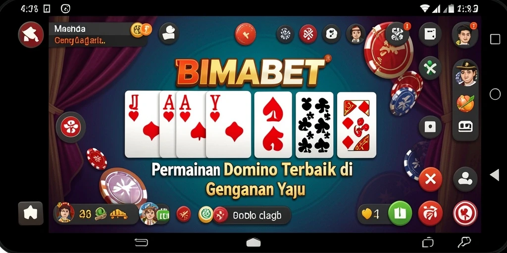 Tampilan gameplay Domino yang mendebarkan dan interaktif.