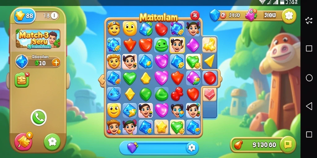 Tampilan gameplay JV88 yang penuh warna dan menyenangkan.