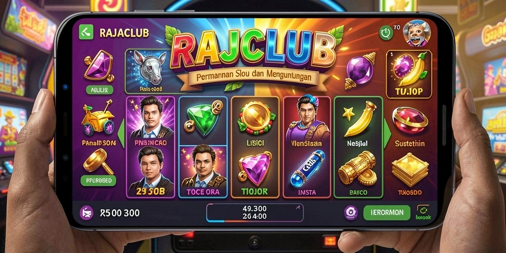 Screenshot gameplay RAJACLUB menampilkan keseruan permainan Slot yang dinamis.